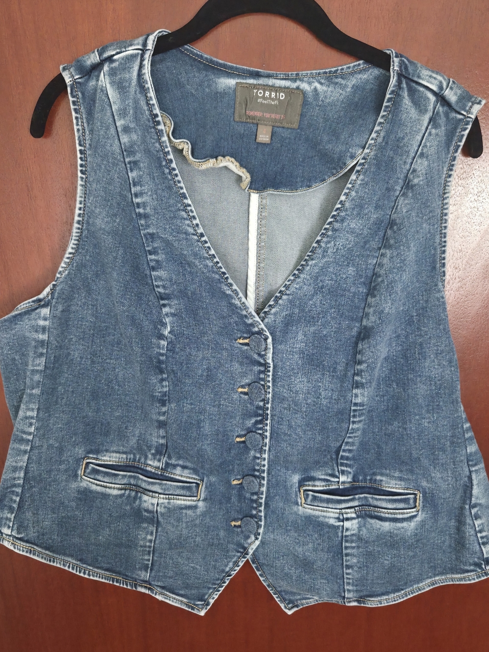 Torrid Denim Vest - Blue